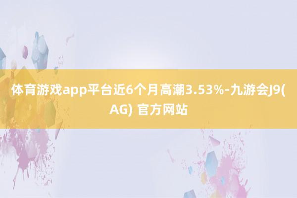 体育游戏app平台近6个月高潮3.53%-九游会J9(AG) 官方网站