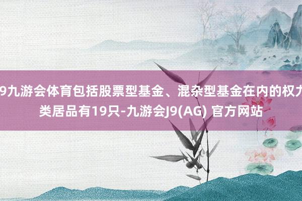 J9九游会体育包括股票型基金、混杂型基金在内的权力类居品有19只-九游会J9(AG) 官方网站