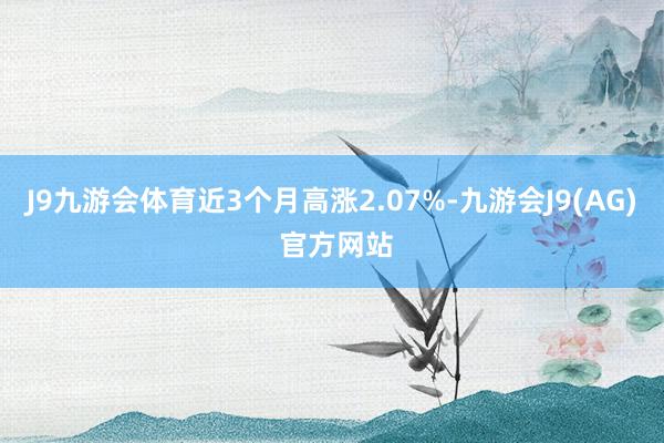 J9九游会体育近3个月高涨2.07%-九游会J9(AG) 官方网站